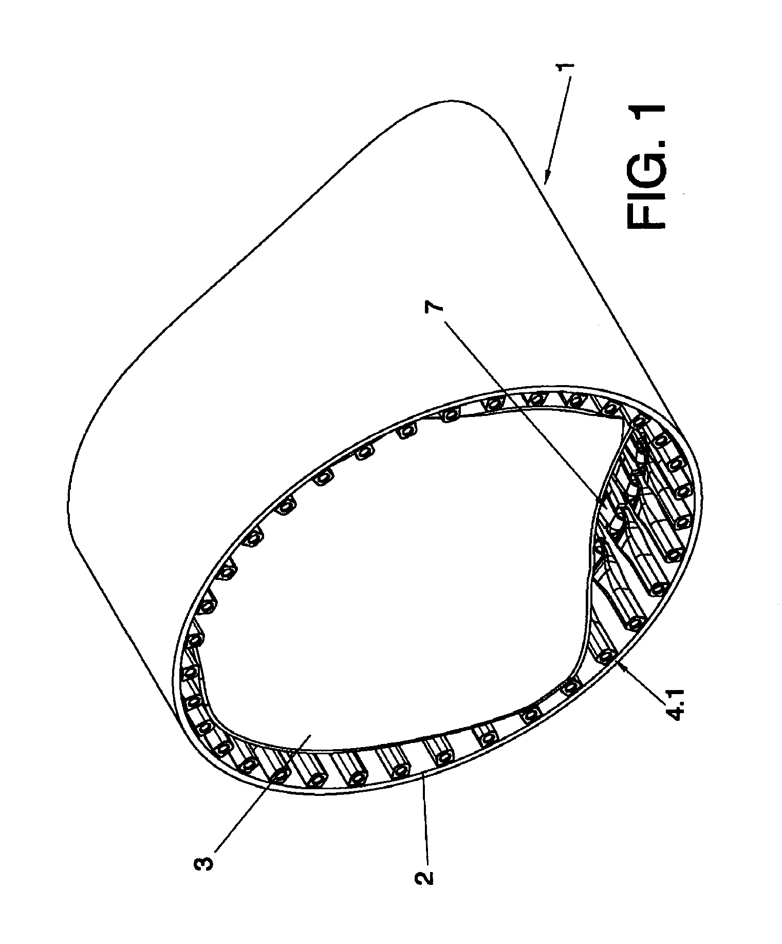 Fixation for a wind turbine blade to the hub