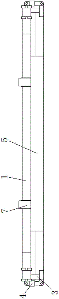 An upper positioning device for an auxiliary welding device of a hoist