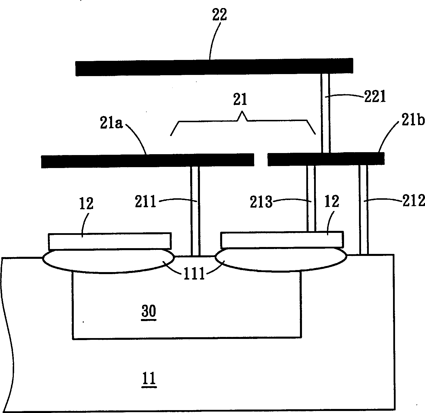 Static discharge protecting method for full chip