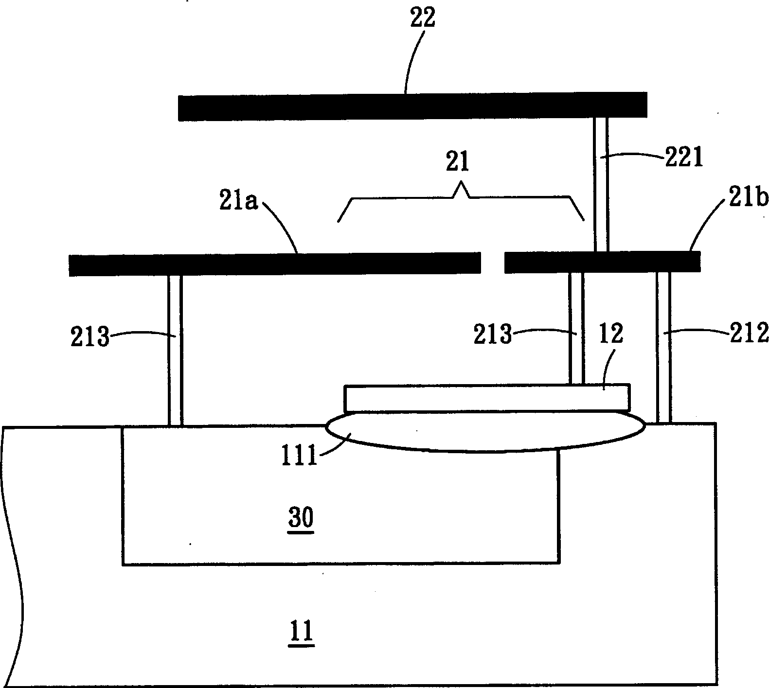 Static discharge protecting method for full chip