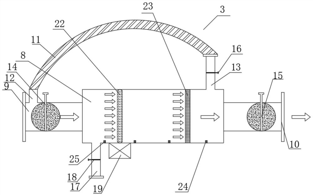 Dust removal system for lower working face of raise boring