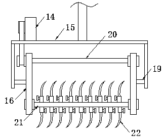 Sowing device for farmland