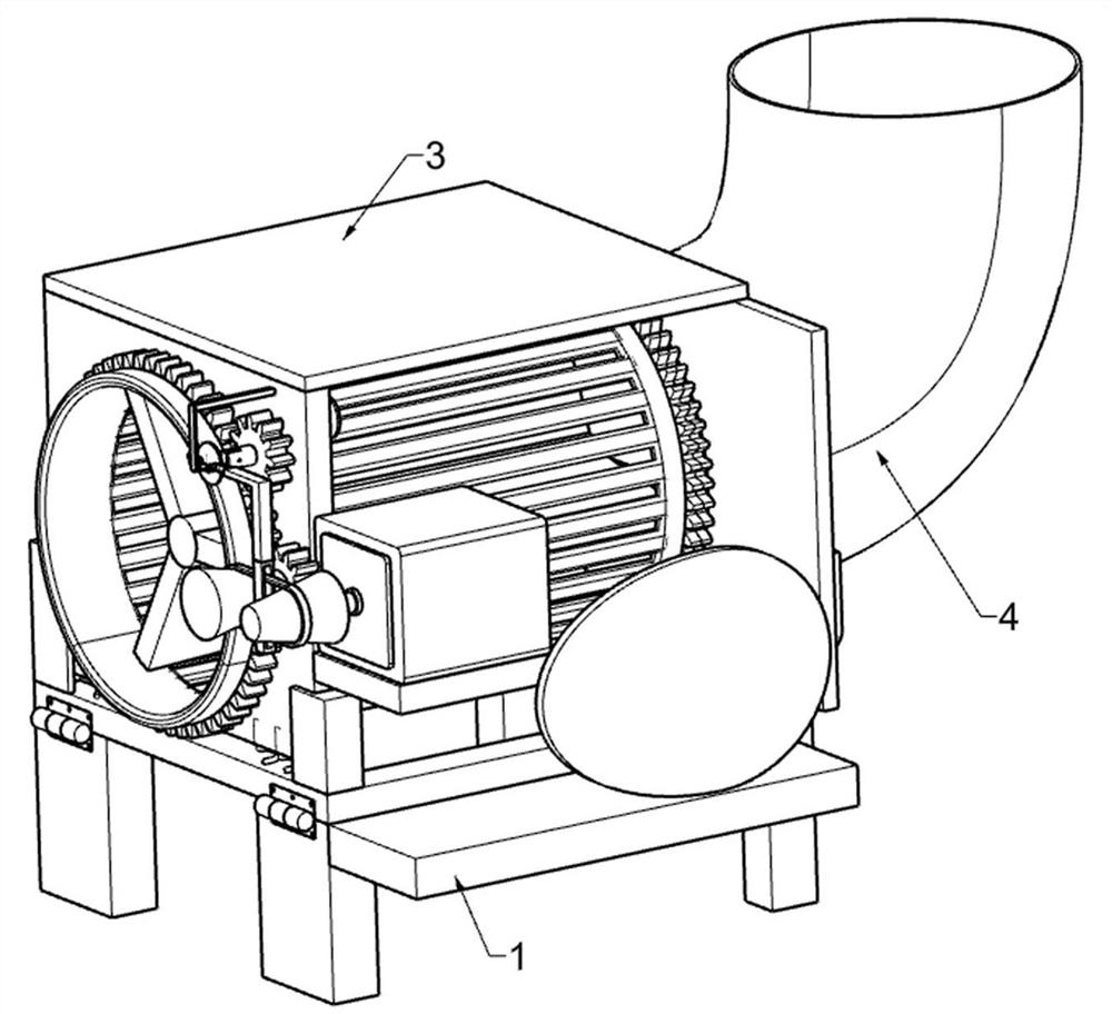 Rotary vibration type mussel meat and shell separator