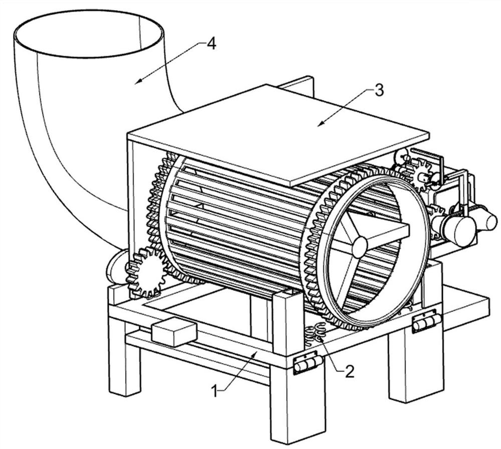 Rotary vibration type mussel meat and shell separator