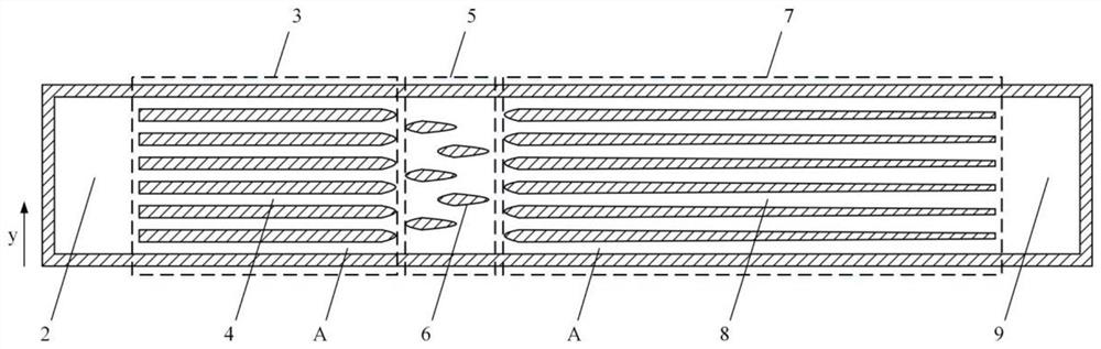 Channel structure capable of inhibiting supercritical fluid flow distribution deviation