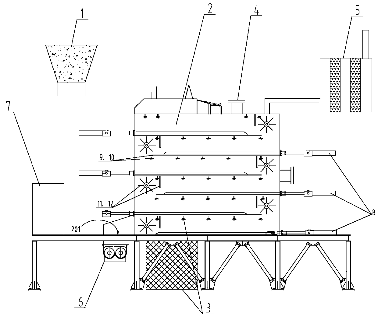 A high-efficiency continuous aerobic bioreactor system