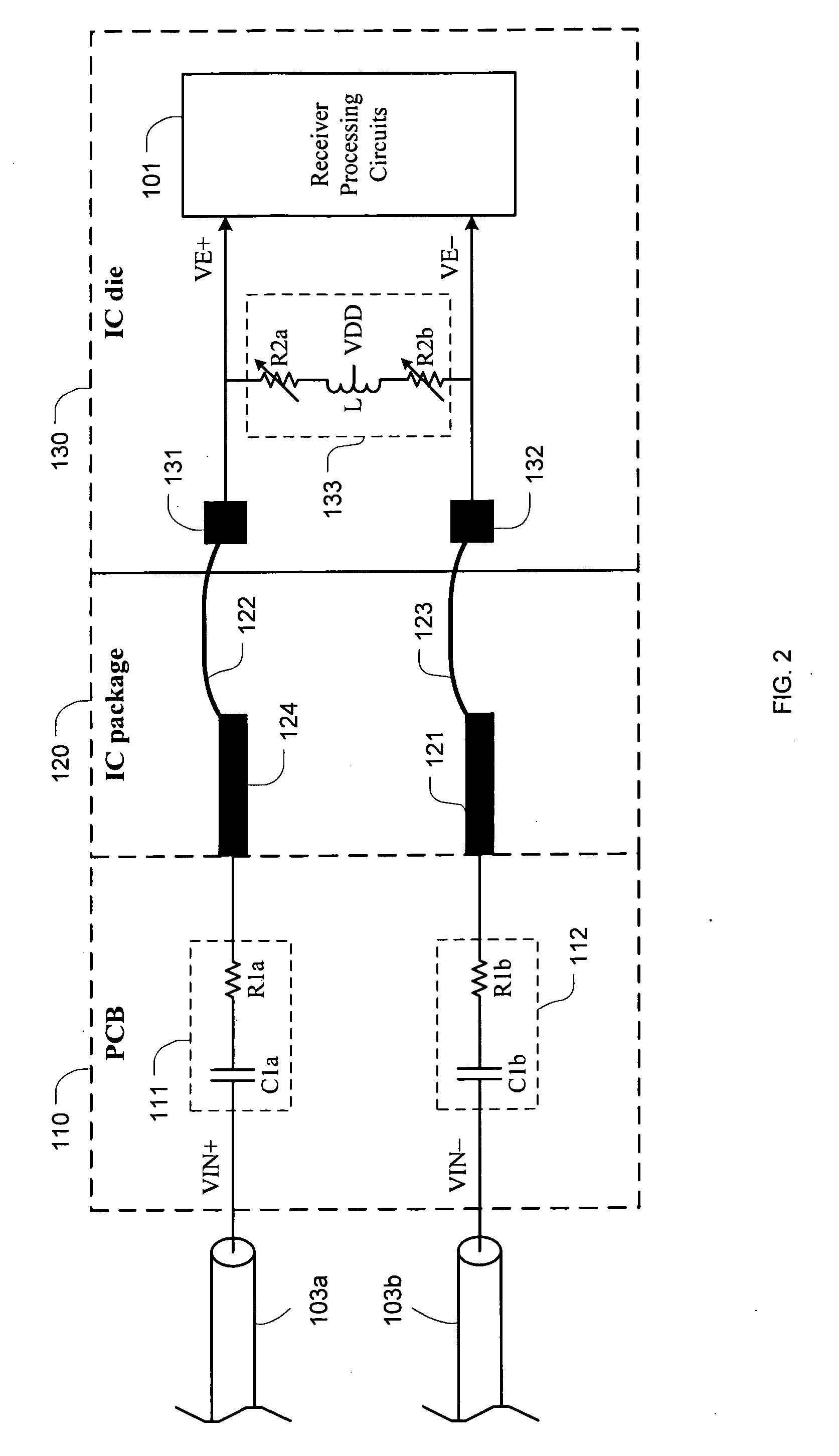 Integrated front-end passive equalizer and method thereof
