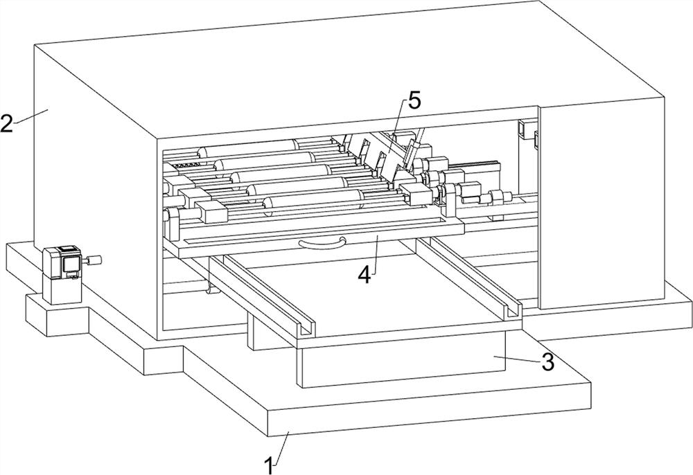 Device special for ham flower cutting in catering industry