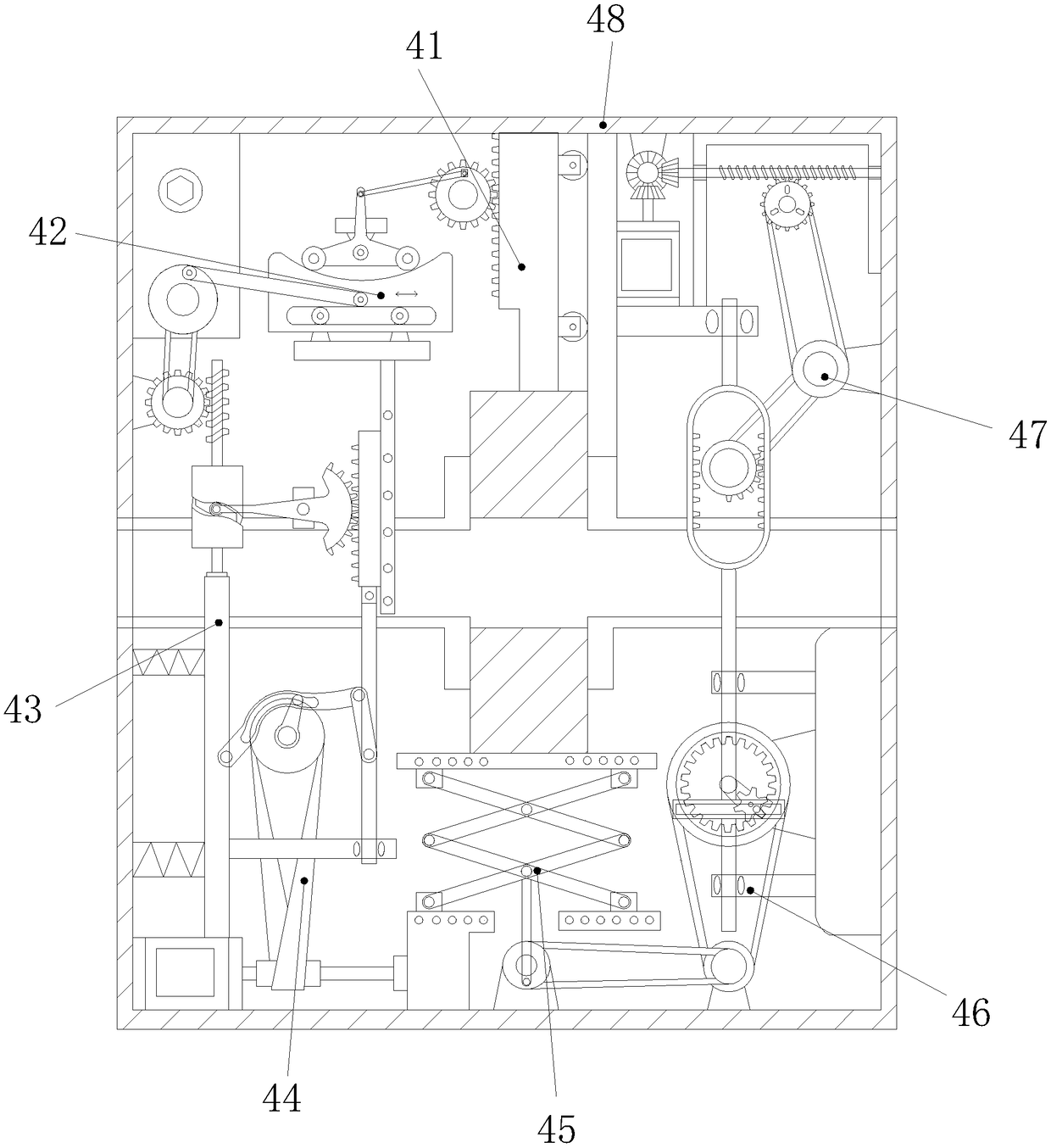 Plugging device for gas ventilation end cap