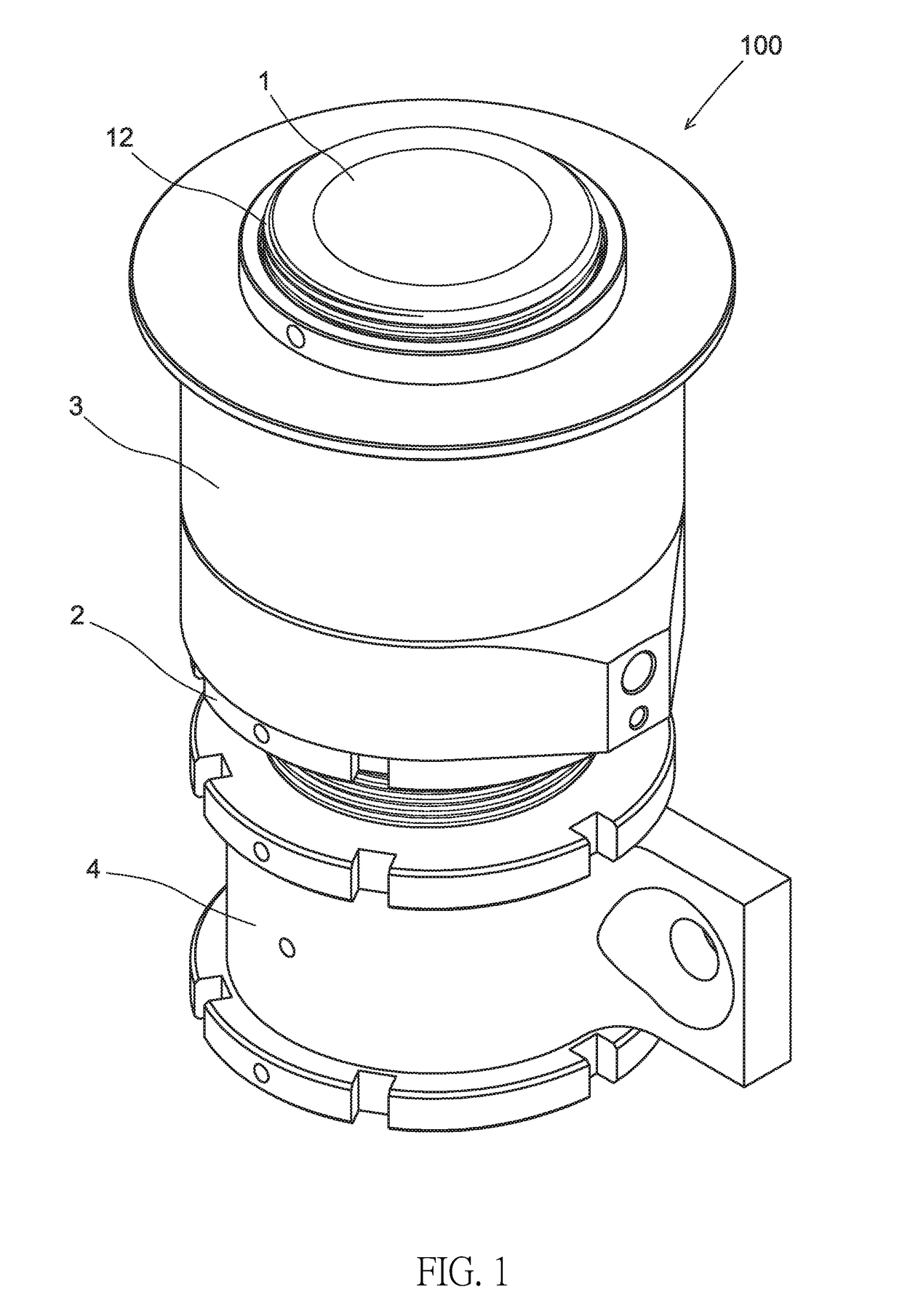 Front lifting system for vehicle