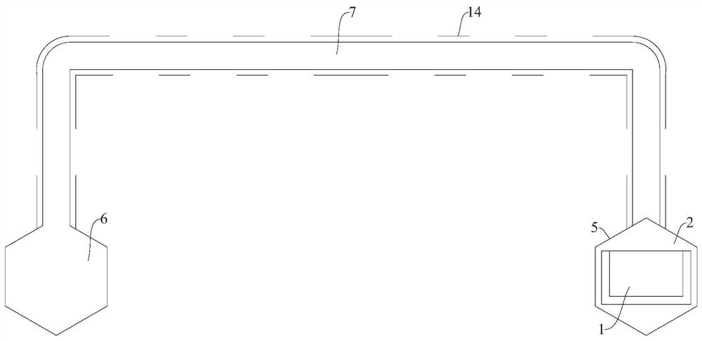 A modular lateral auxiliary installation frame for smart hospital buildings