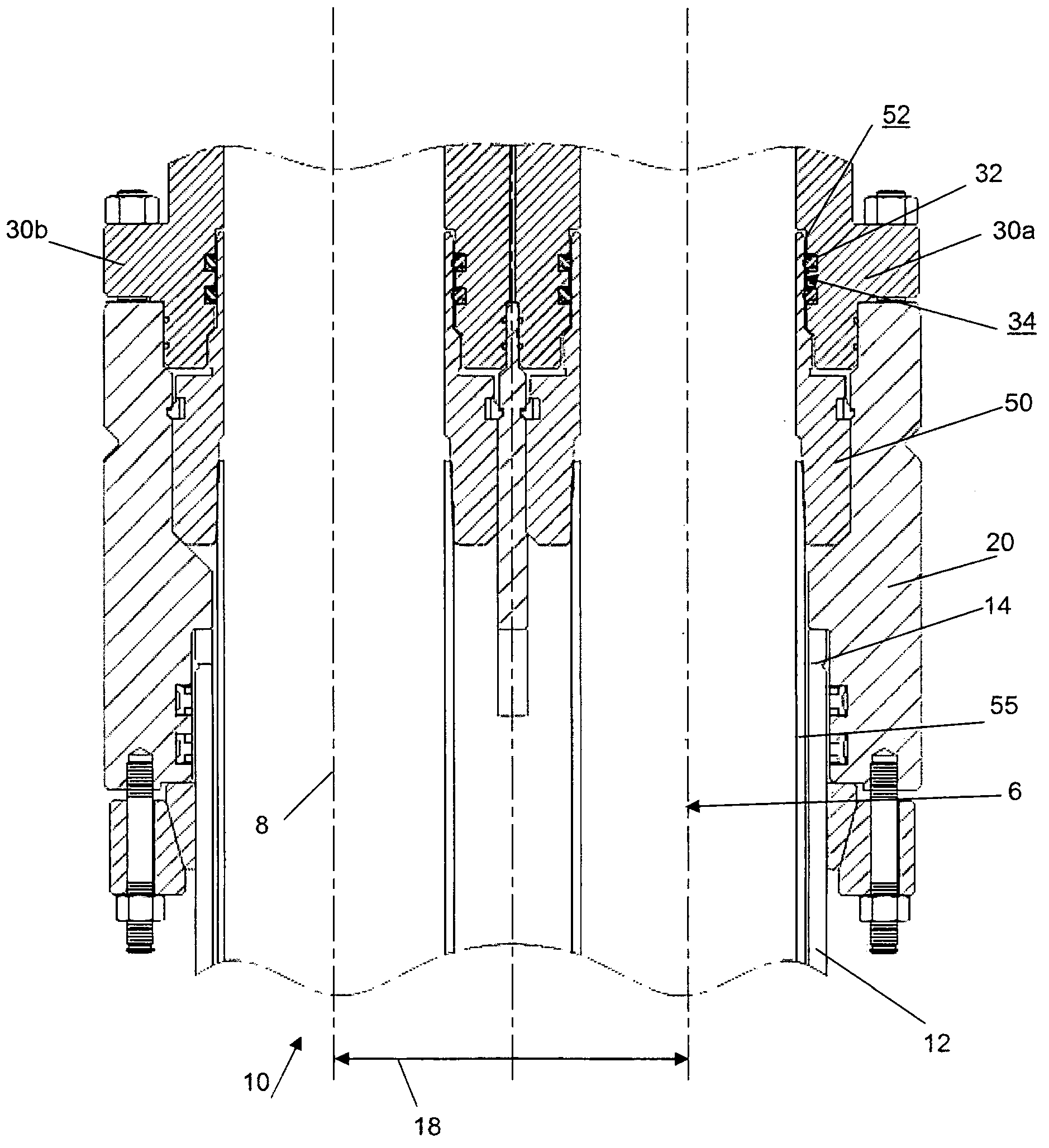 High Pressure Seal Adapter For Splitter Conductor Housing To Wellhead Connection