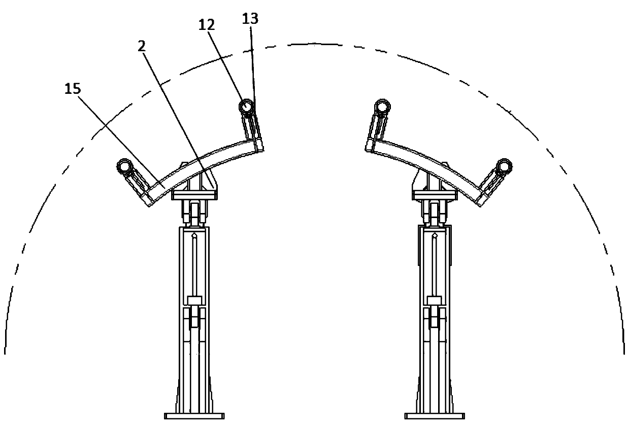 Ceiling protection equipment for TBM