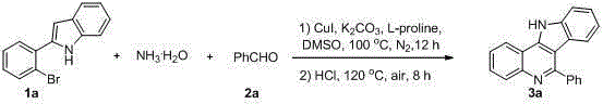 Synthesis method of 11H-indolo [3,2-c] quinoline compounds