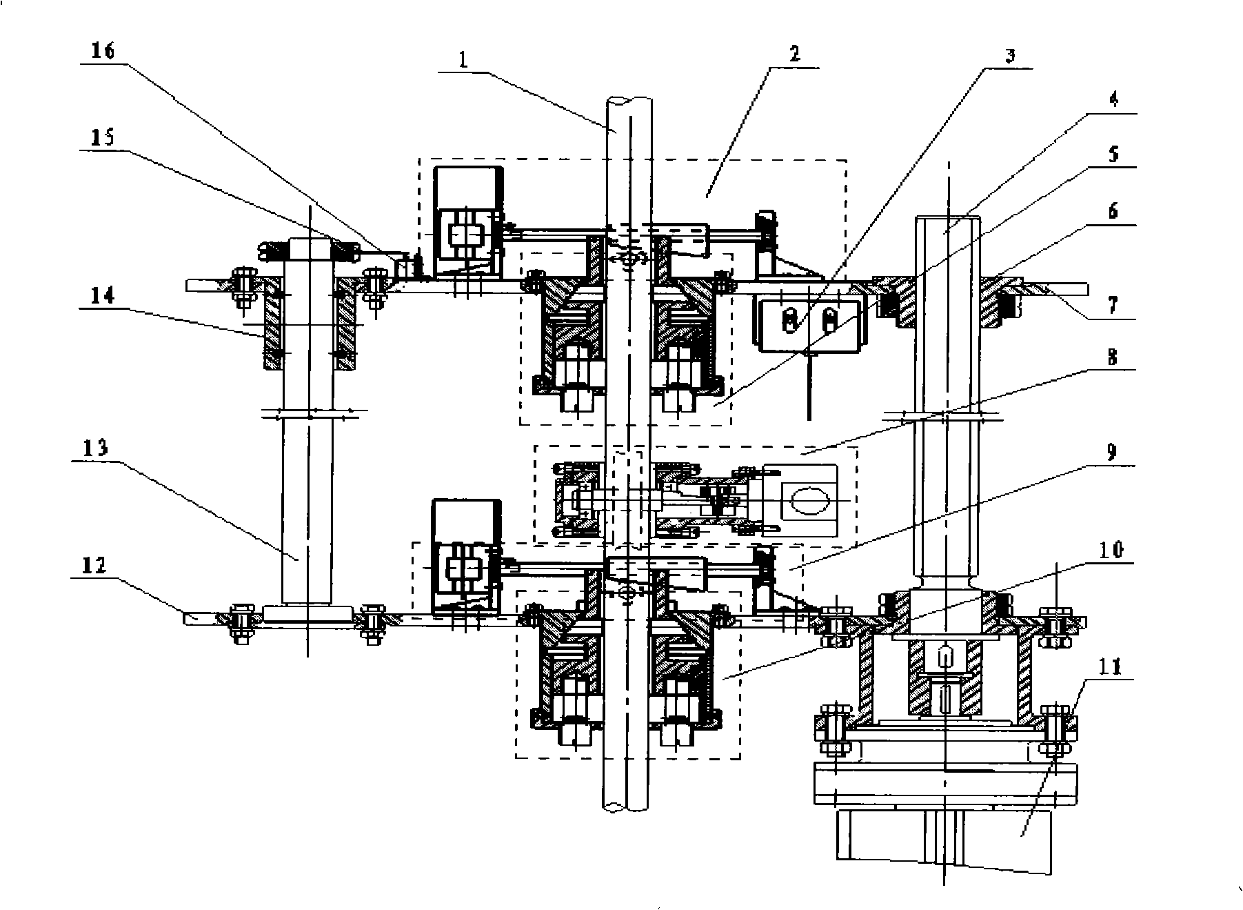 Electric-drive creeping type cable robot