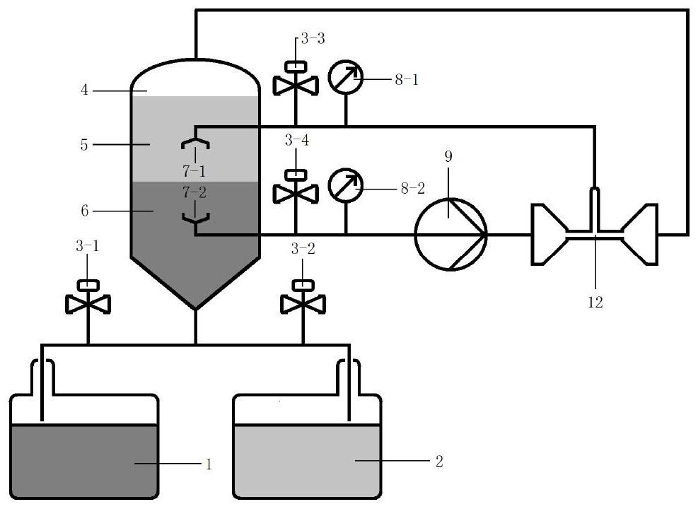 Hydrodynamic cavitation assisted liquid-liquid extraction device and extraction method