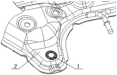 A mounting structure for a sub-frame and a vehicle body