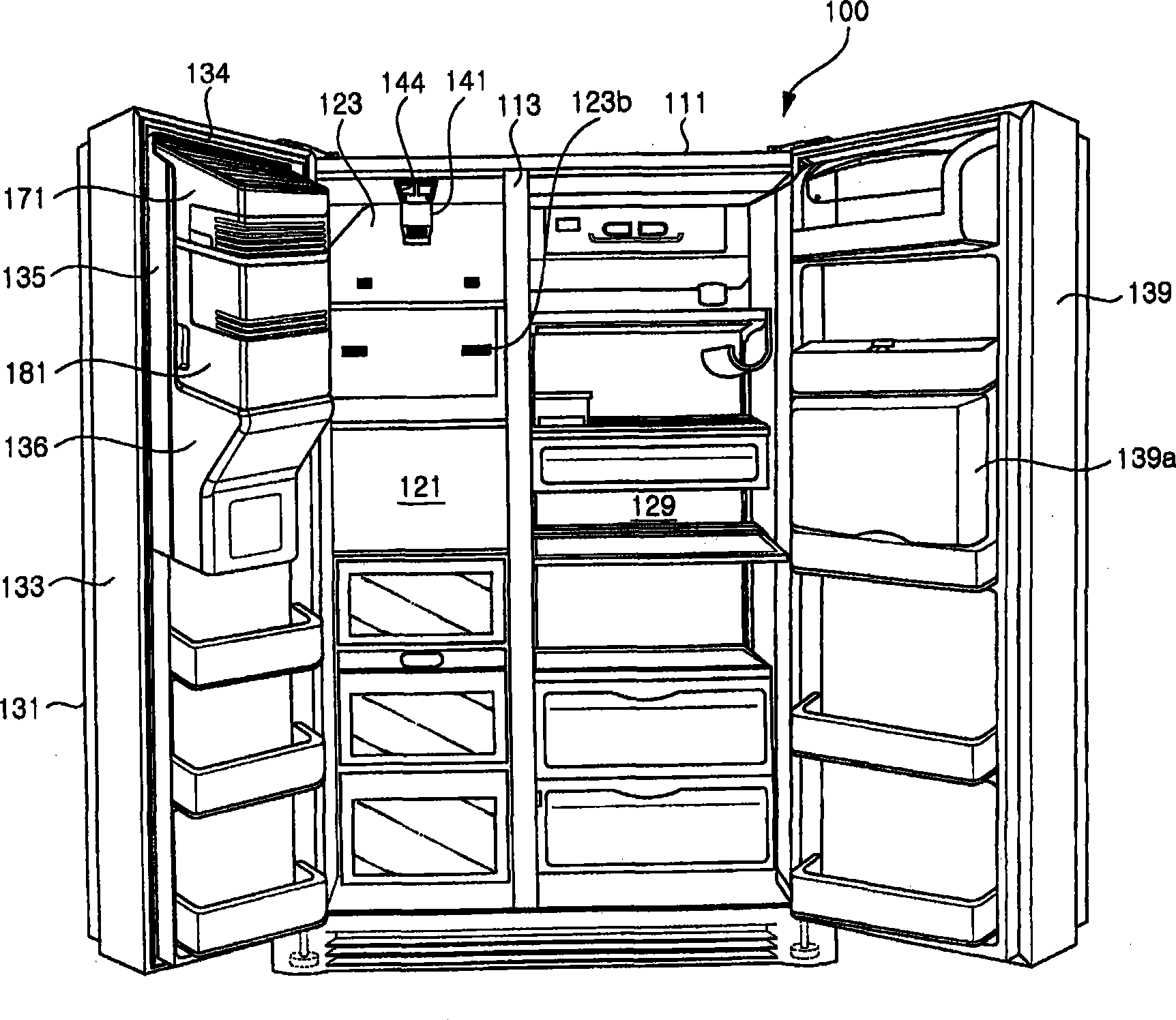 Ice-making device for refrigerator