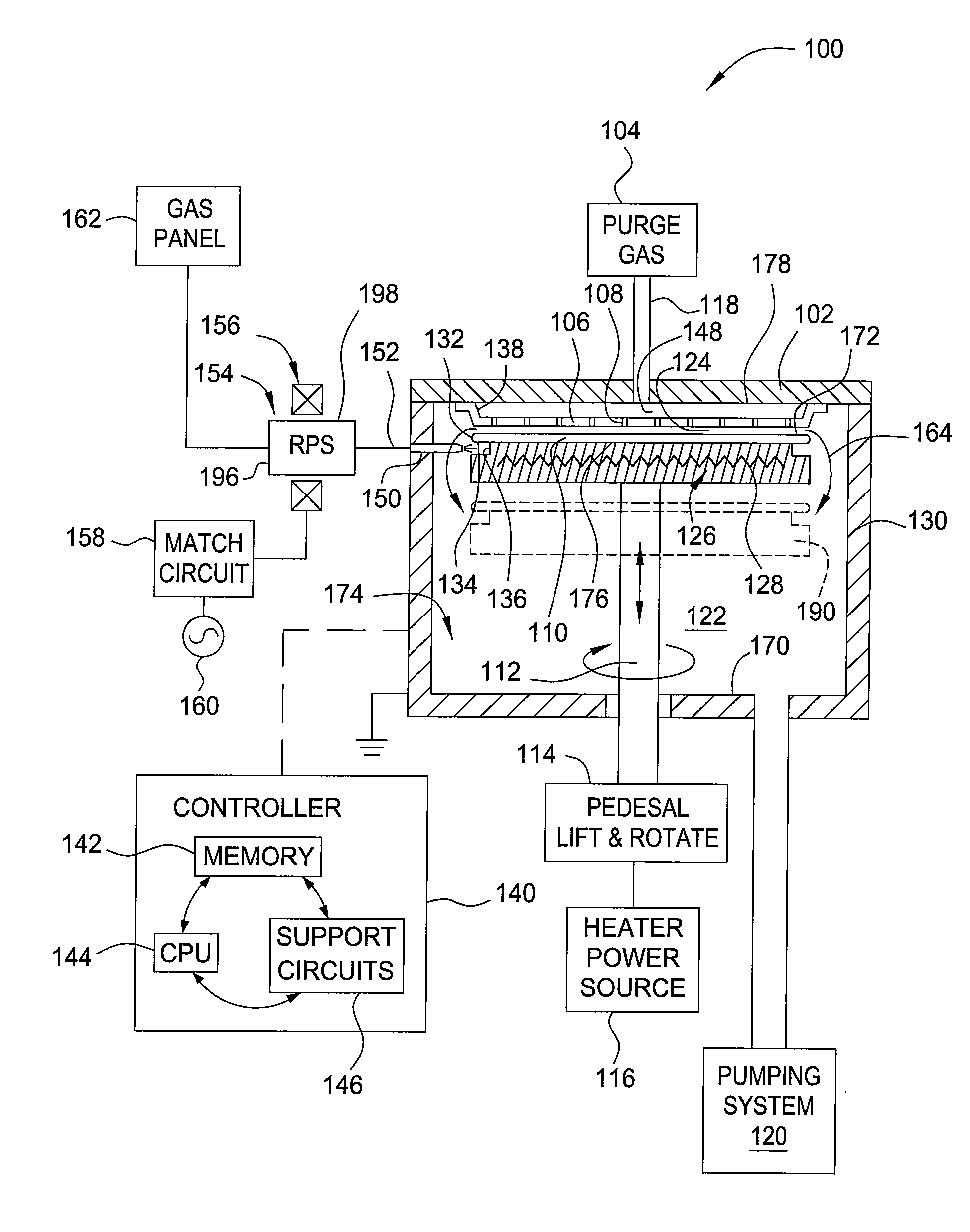Method and apparatus for removing polymer from a substrate