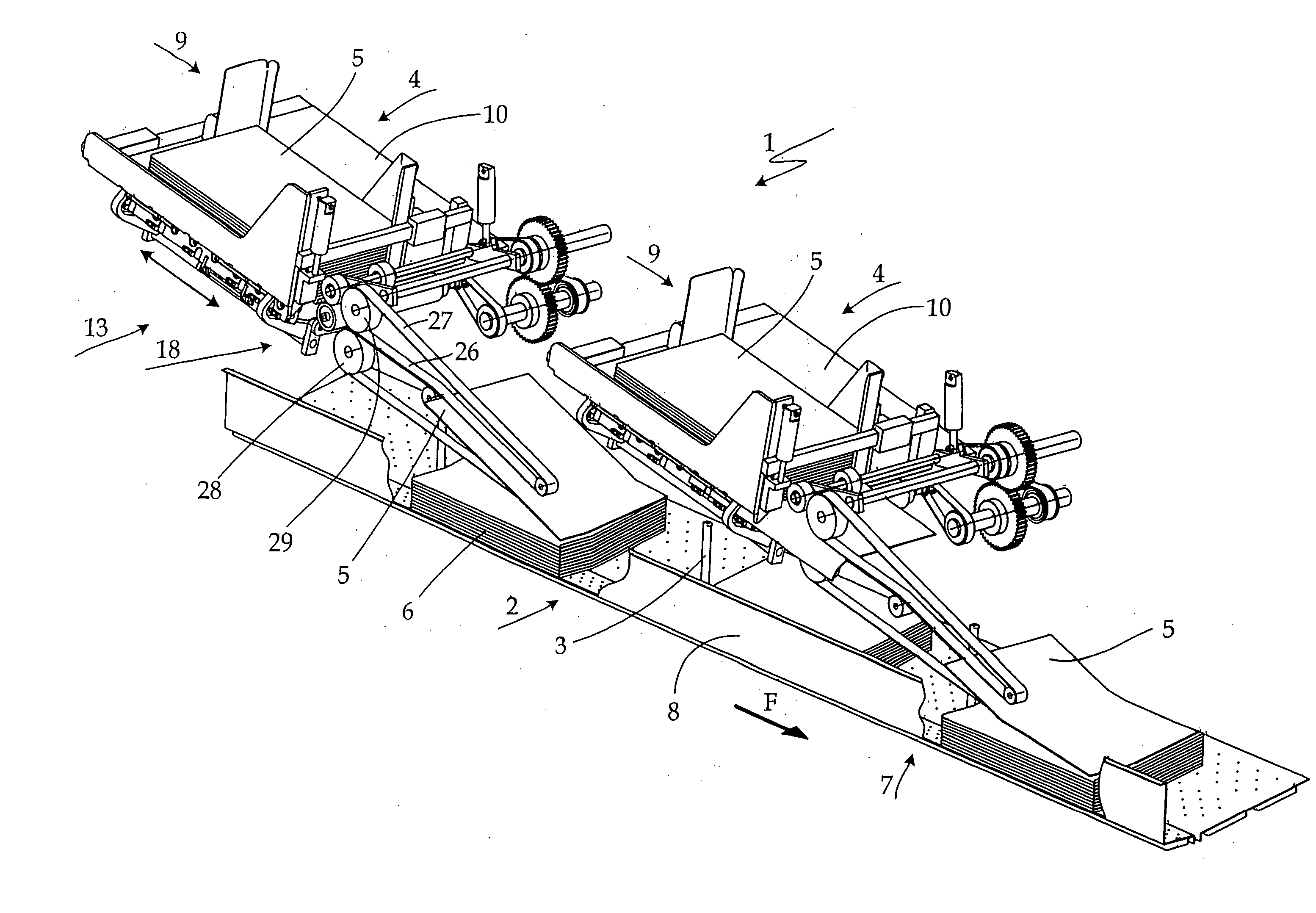 Method and apparatus for producing bound books, magazines or brochures
