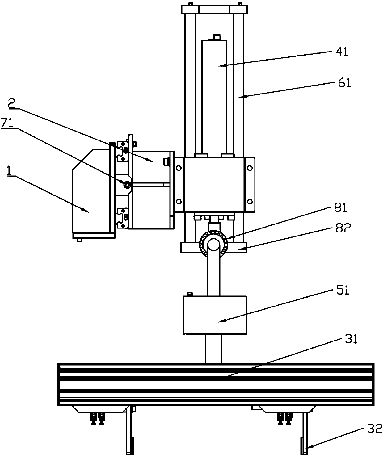 Manipulator capable of realizing slant clamping and lifting and lowering