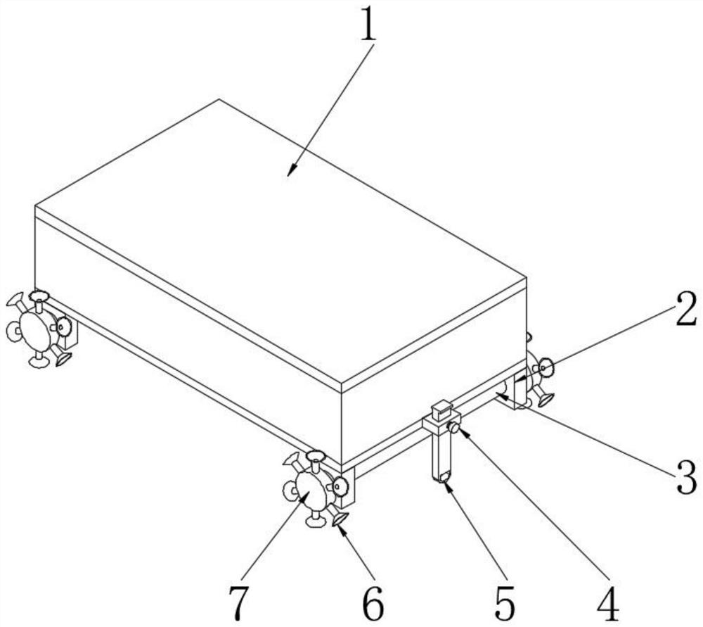 Glass roof automatic gluing intelligent trolley