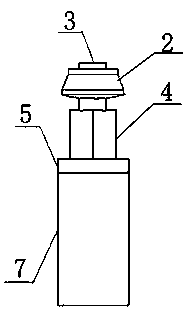 Bolt drum type spherical shell node for circular steel pipe support connection