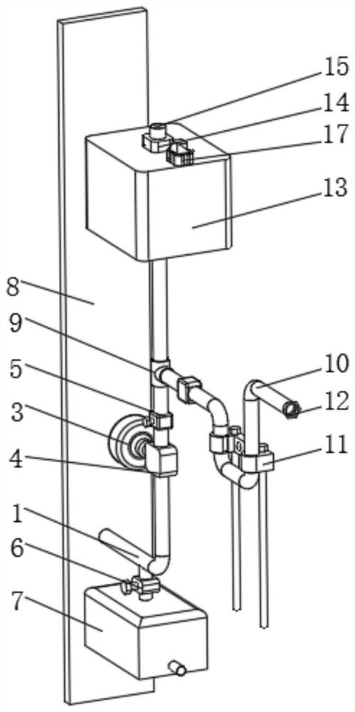 Device for realizing full-automatic emptying and pressurizing of solar water heater