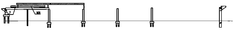 Method for constructing reinforced concrete combined beam in under-beam beam transporting mode