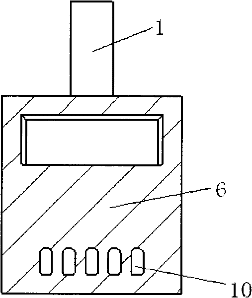 Undercurrent external heat exchanger of circulating fluidized bed