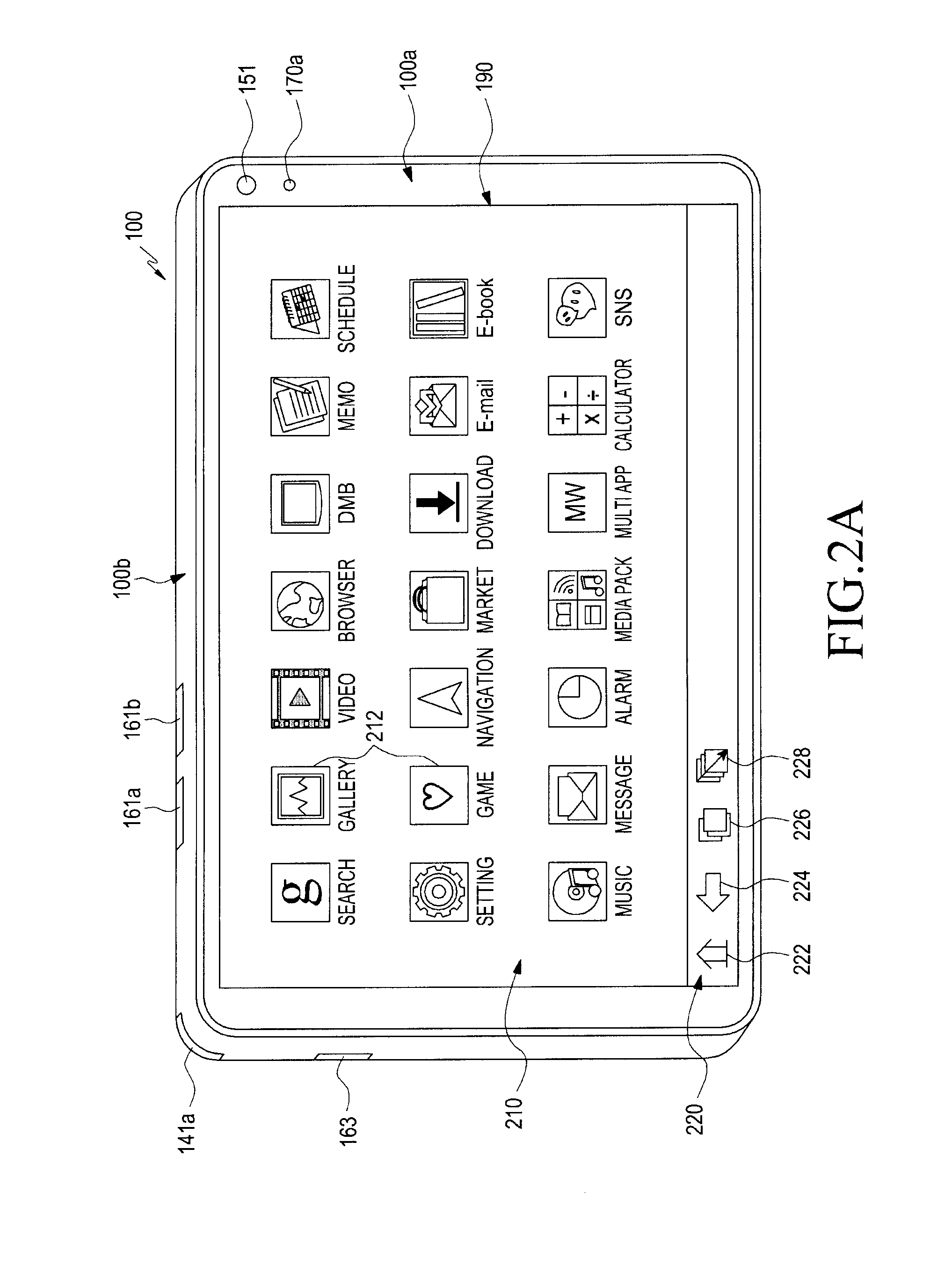 Display device for executing plurality of applications and method of controlling the same