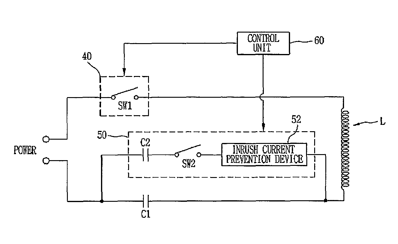 Control apparatus for linear compressor