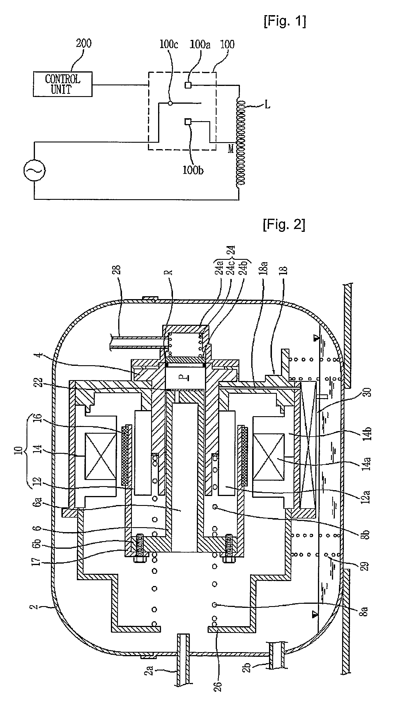 Control apparatus for linear compressor