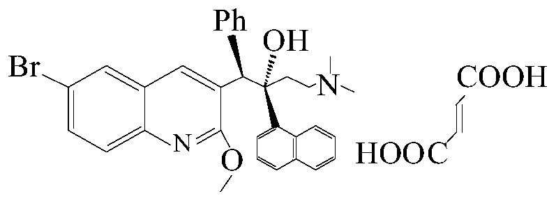 A kind of preparation method of (1r, 2s) and (1s, 2r)-bedaquiline