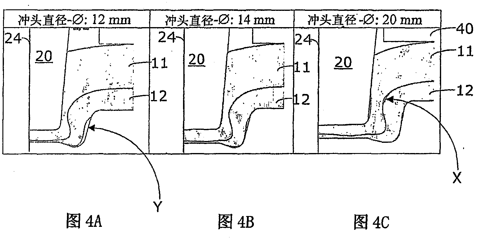 Method and tool for clinching thick sheet metal, and use of the tool