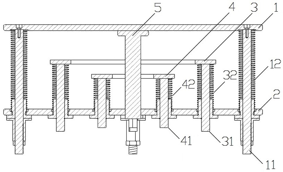 Mounting support capable of rapidly and manually adjusting rigidity and damping and rigidity adjusting method