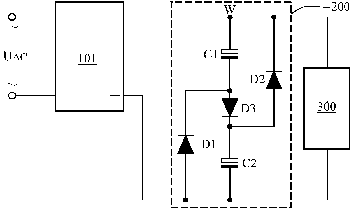 Valley filling circuit