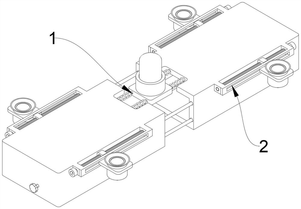 Vibrating wire type surface strain gauge and use method thereof