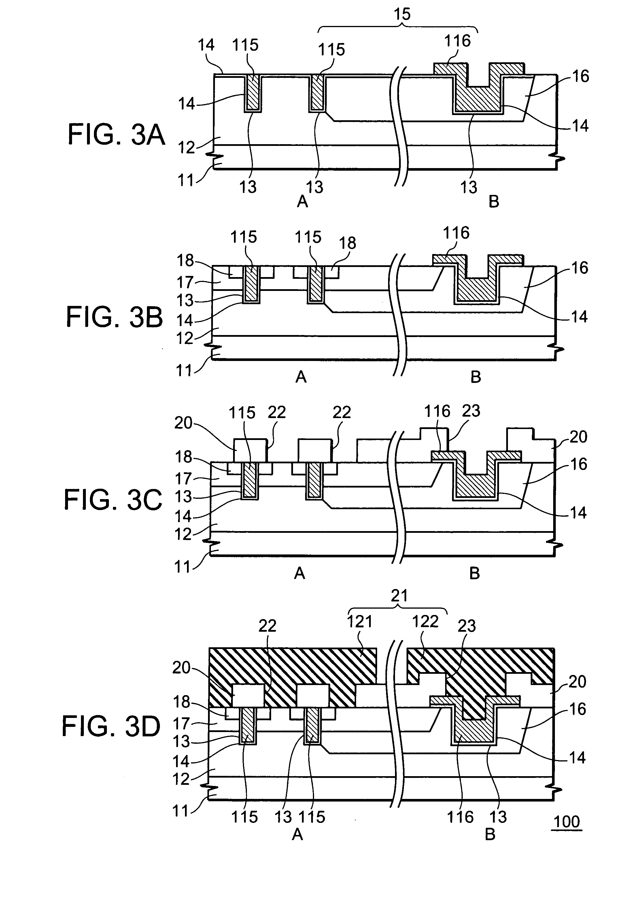 Semiconductor device with a vertical MOSFET and method for manufacturing the same