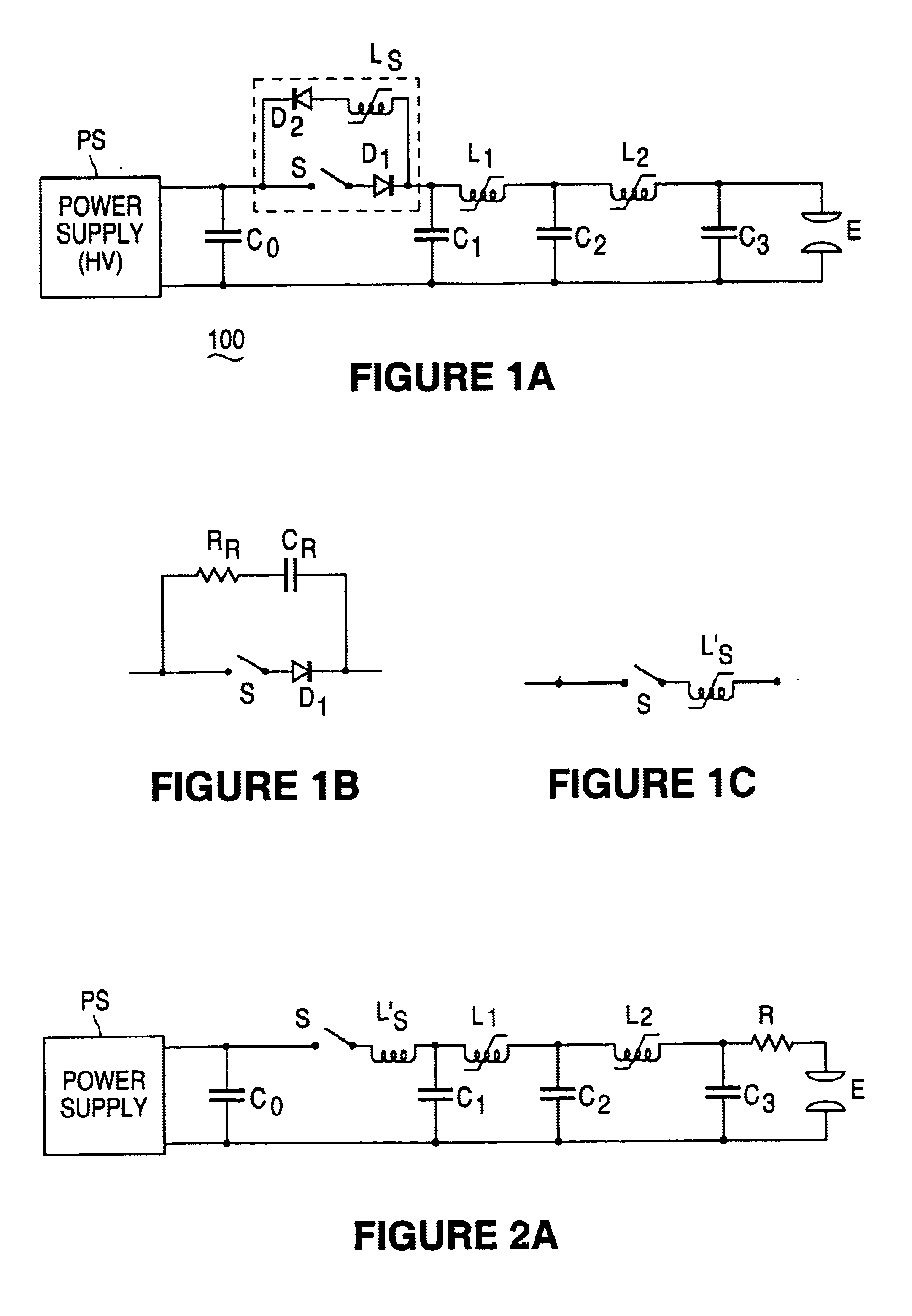 Electrical excitation circuit for a pulsed gas laser