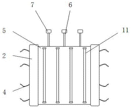 Antistatic filter cloth for dust collector