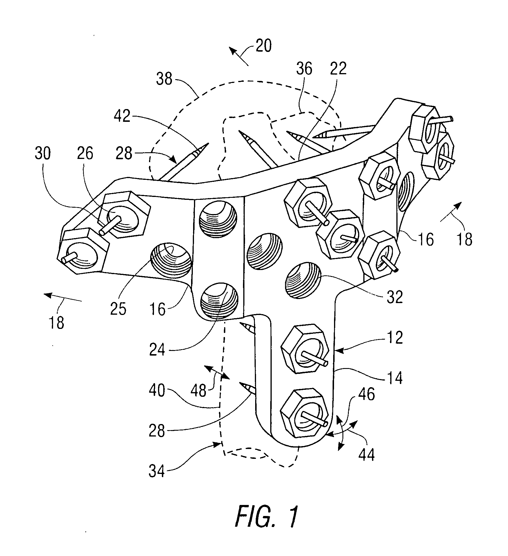 External fixation apparatus with angularly adjustable drill guiding and pin clamping means