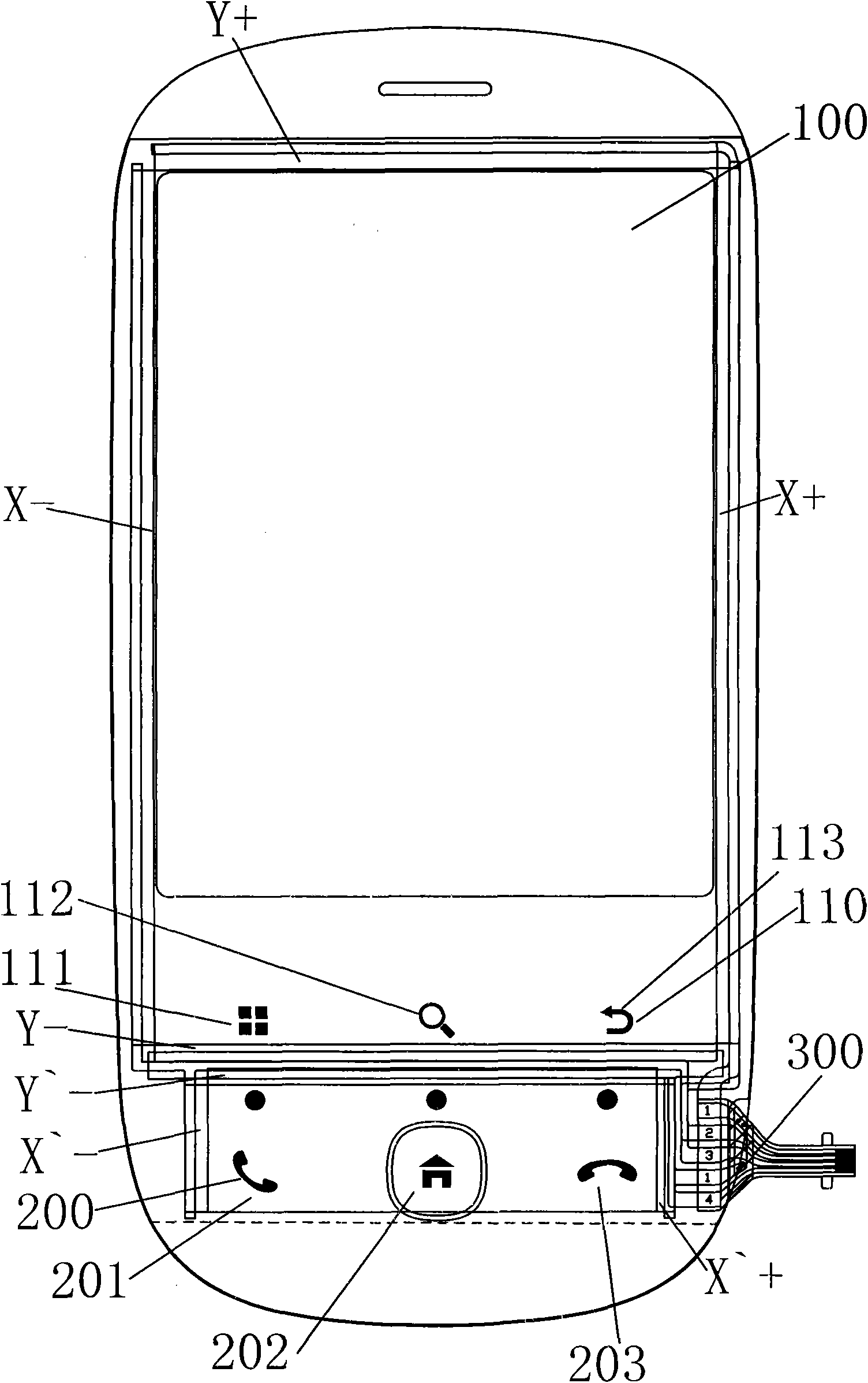 Mobile phone device and realization method thereof
