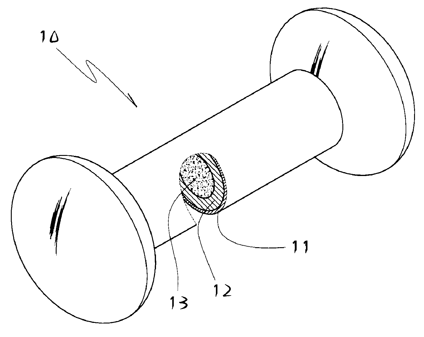 Impact Absorption Possible Dumbbell and Barbell Disk