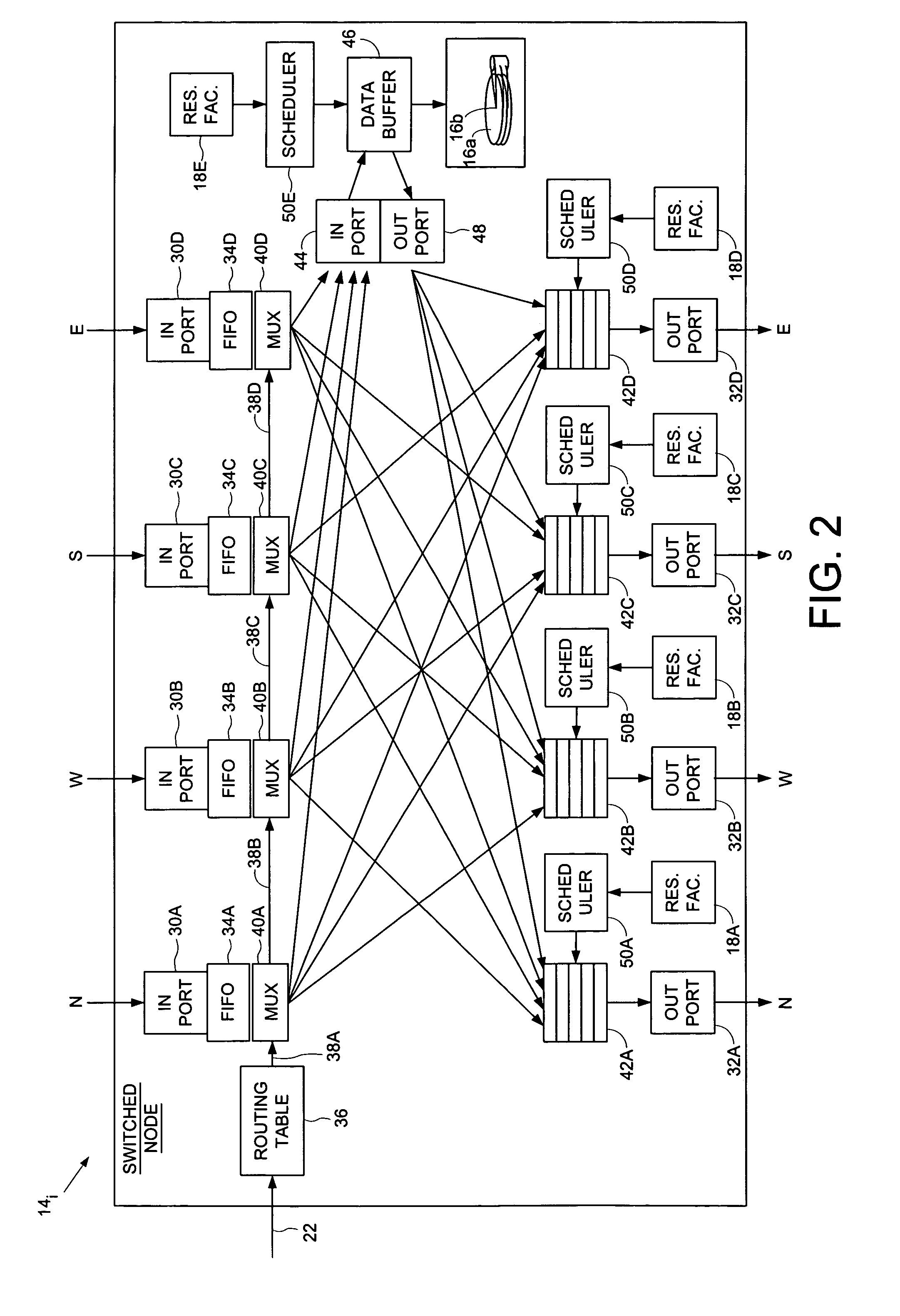 Resource reservation system in a computer network to support end-to-end quality-of-service constraints