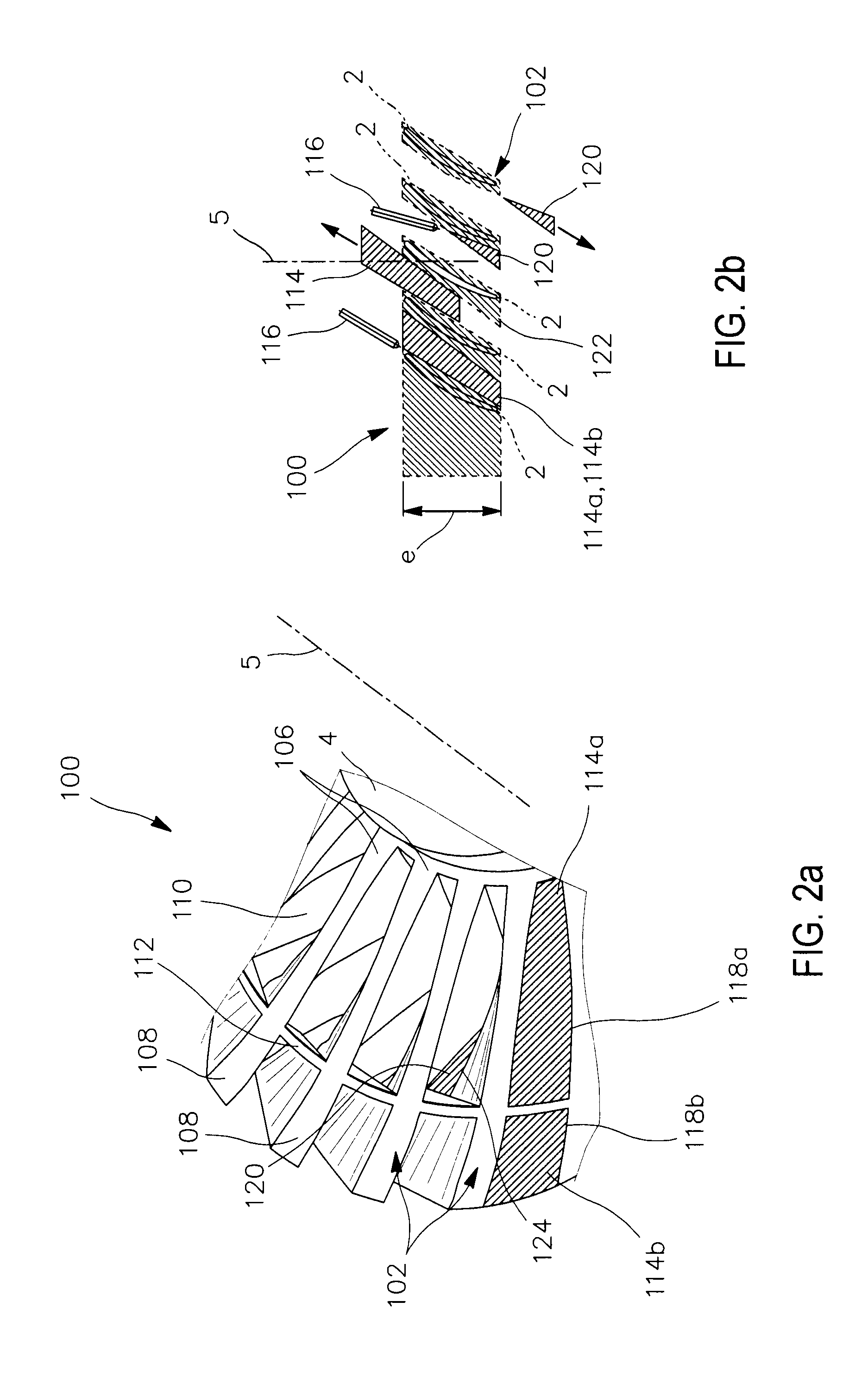 Process for manufacturing a single-piece blisk with a temporary blade support ring arranged at a distance from blade tips