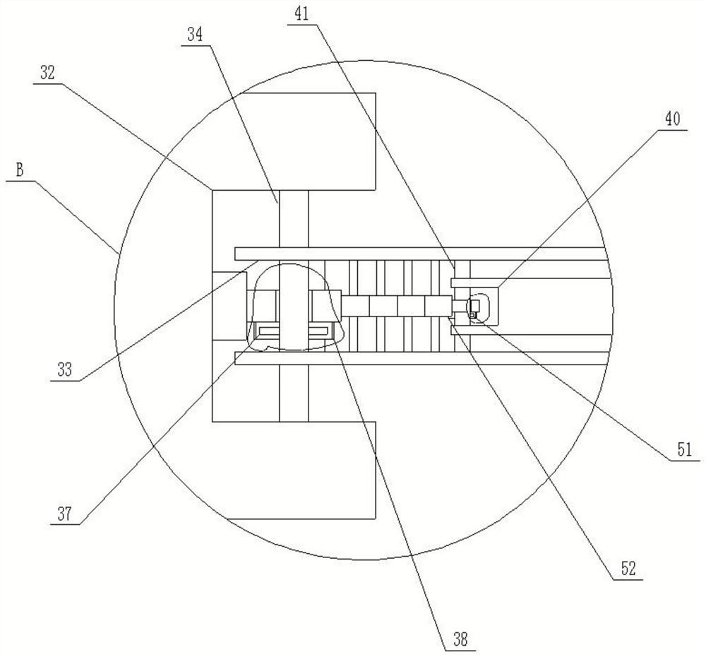 Building template connecting frame for civil engineering