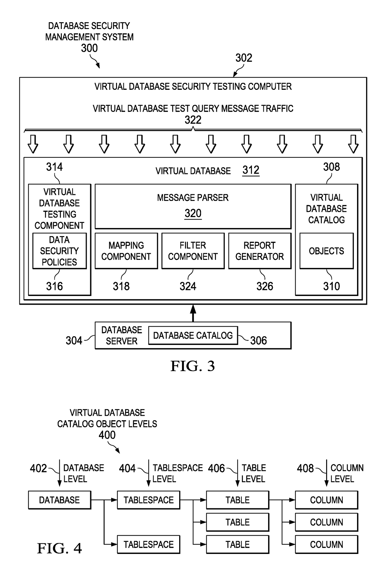 Generating a virtual database to test data security of a real database