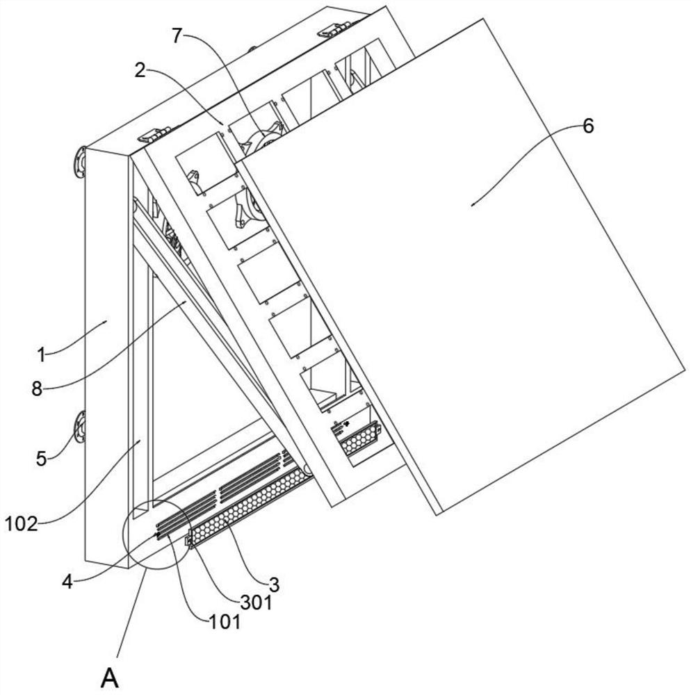 LED display screen box body capable of being selectively used
