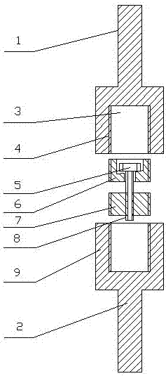Ultra-short bolt wedge load testing clamp and experimental method applying same